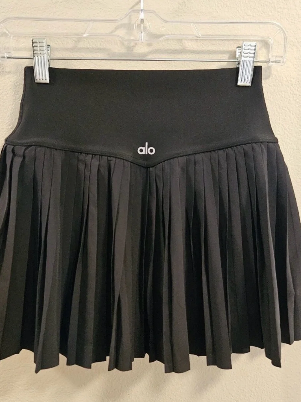 Alo Yoga Grand Slam Tennis Skirt Women Size XS Black
